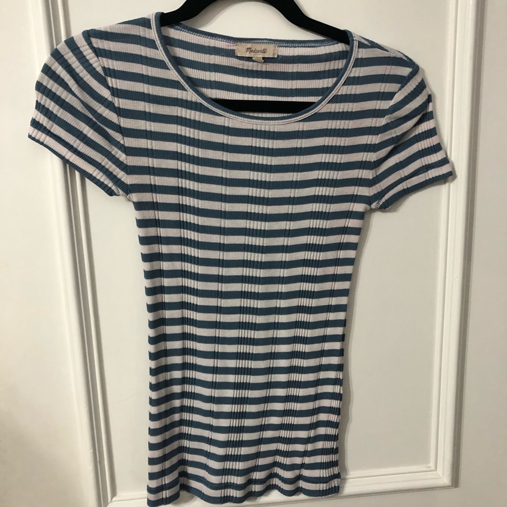 Madewell striped ribbed tee